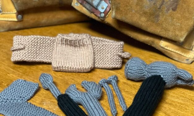 Knit A Tool Set – Pattern Includes Hammer, Tape Measure, Screwdriver, Spanner & Square