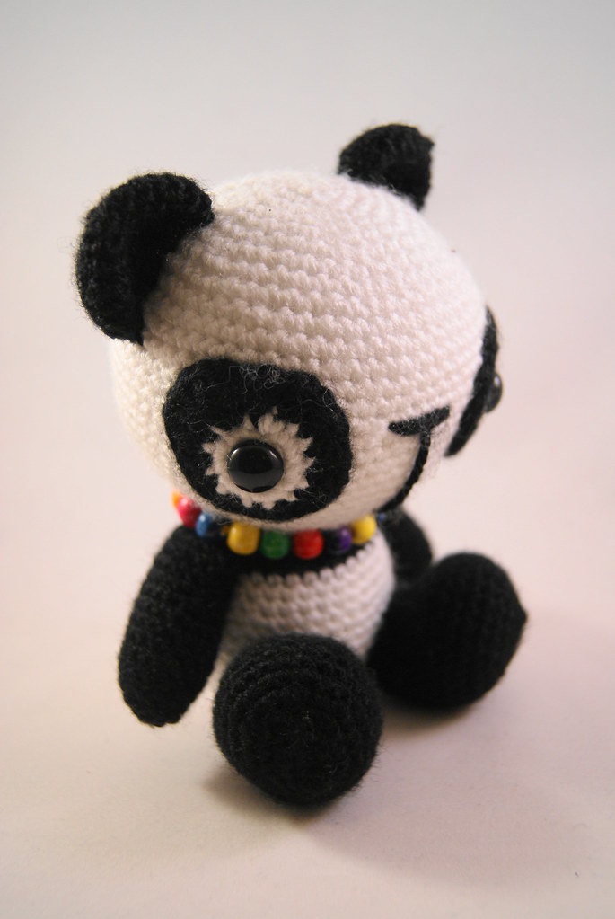 Adorable Panda Amigurumi Crocheted By Pii_Chii