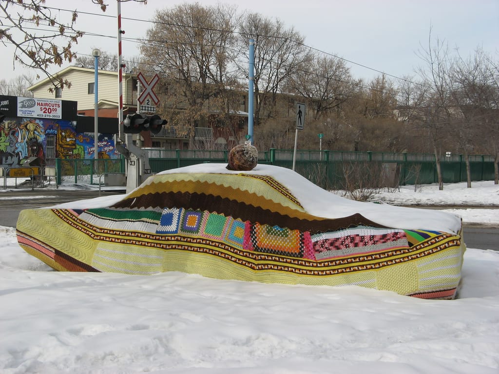 When You Need A Tarp ... and All You Have Is Yarn ...