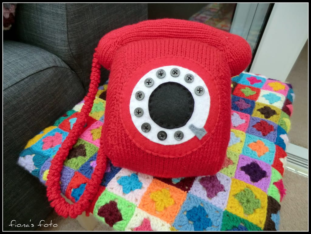 Who Remembers Rotary Telephones? This One Is Knitted!