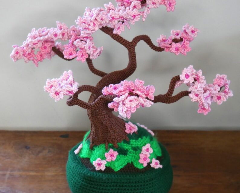 A Collection of Crochet Bonsai Patterns & One Cute Amigurumi!