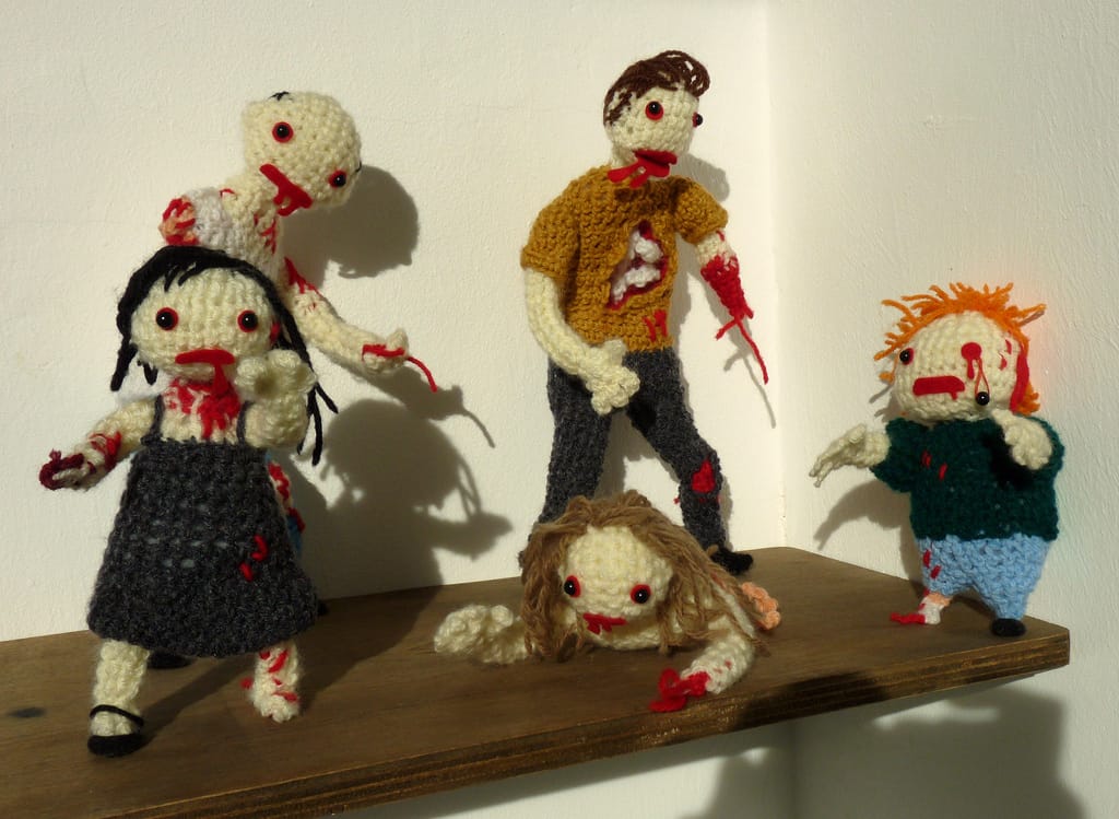 Hungry, Hungry Zombie Amigurumi!