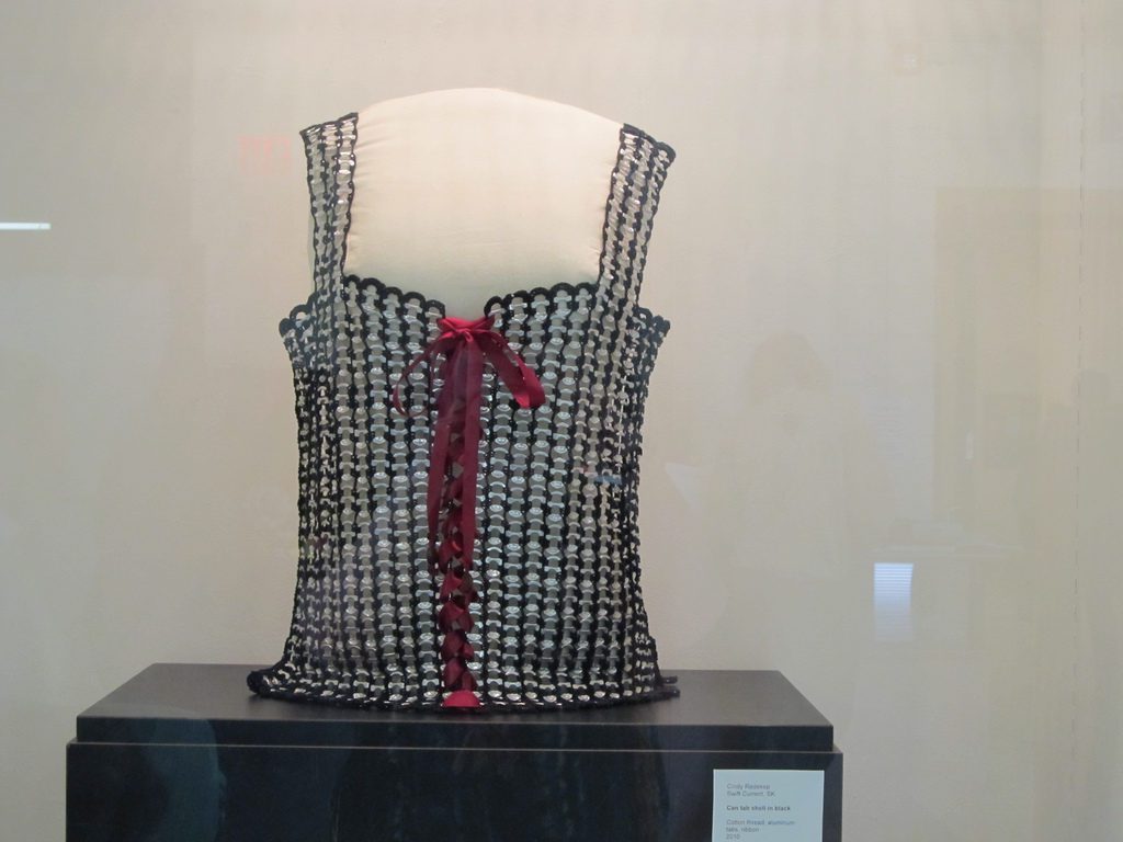 This Tank Top is Crocheted With Soda Pop Can Tabs!