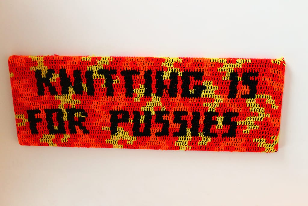 Olek Says 'Knitting Is For Pussies' ...