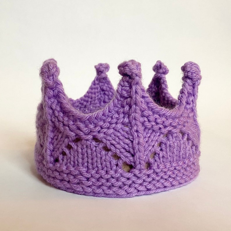Knitted Birthday Crown - Delicate and Sophisticated!