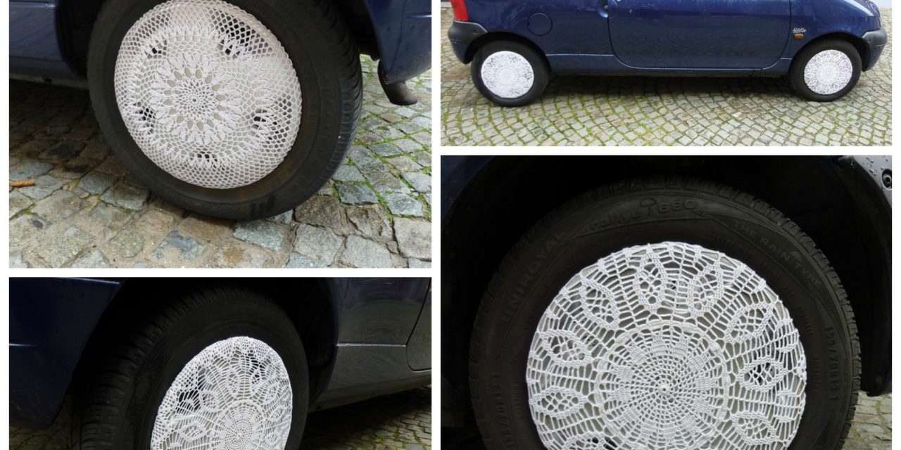 These Doily Hubcaps Seriously Rule!