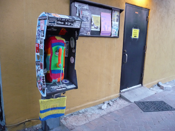 Payphone Yarn Bomb By The Park Circle KnitWits
