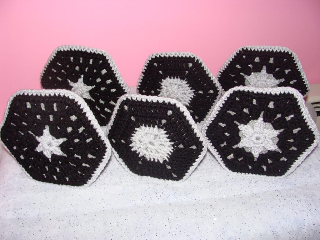 Crochet Granny Square Star Wars Tie Fighters!