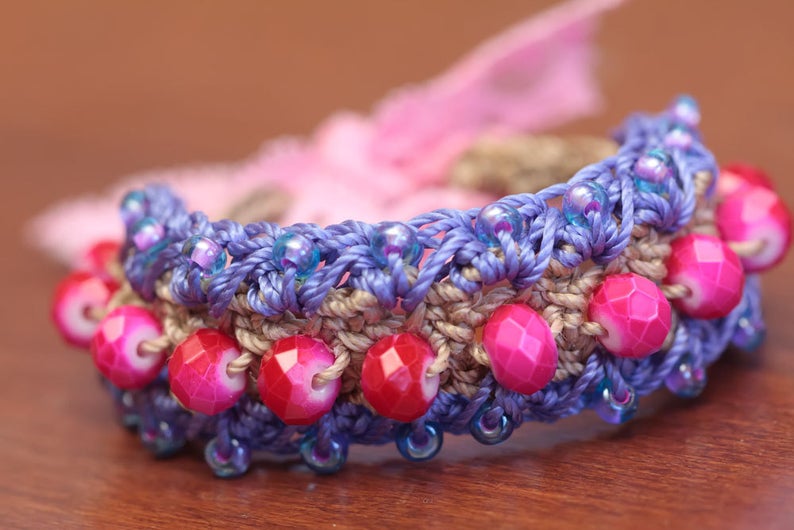 crochet bracelets #crochet