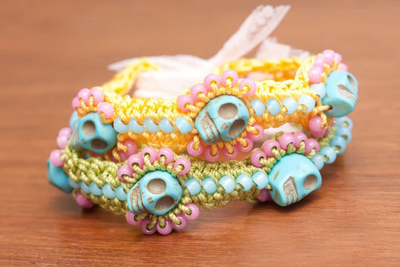 crochet bracelets #crochet