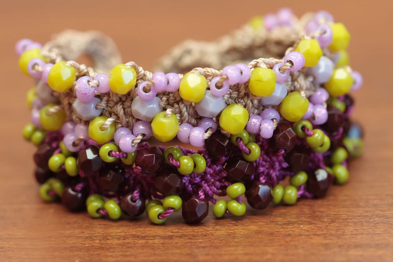 crochet bracelets #crochet
