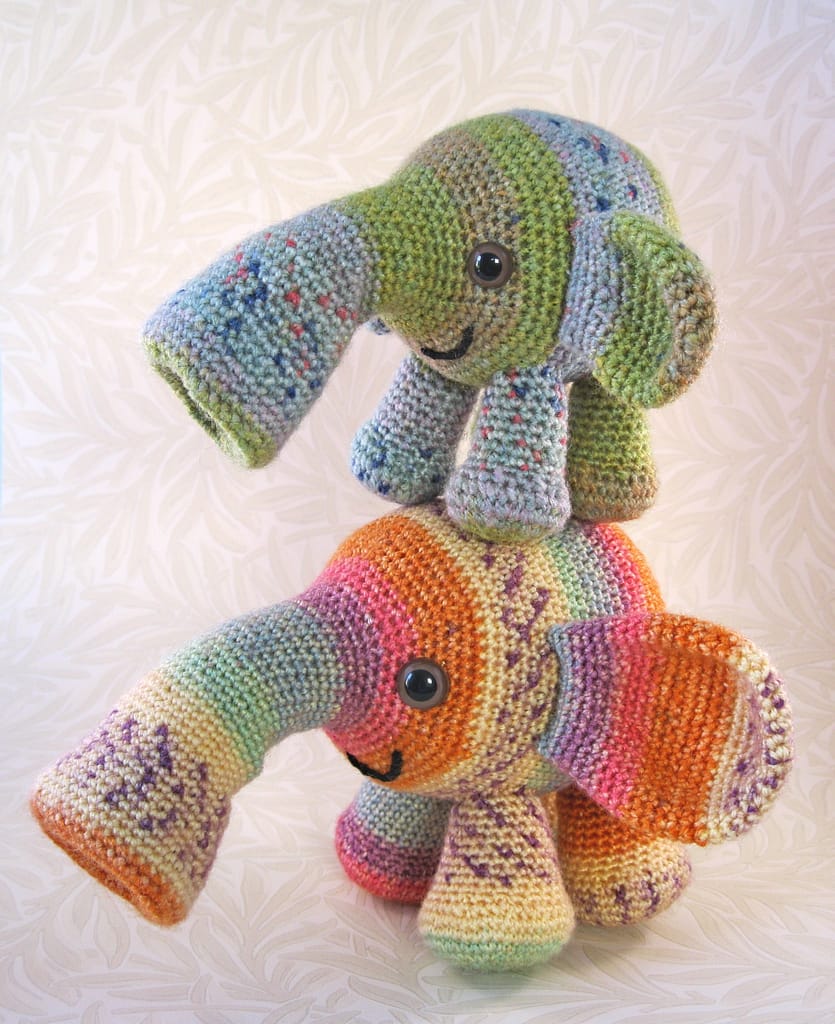 Adorable 'Tooterphants' Crocheted by Angry Angel