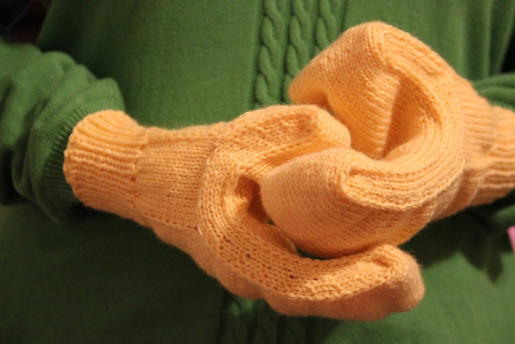 Knit a Pair of Lego Minifigure Mitts ... Free Pattern By Carissa Browning