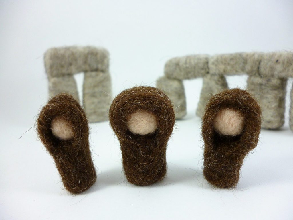 She Felted a Stonehenge ... With Druids!