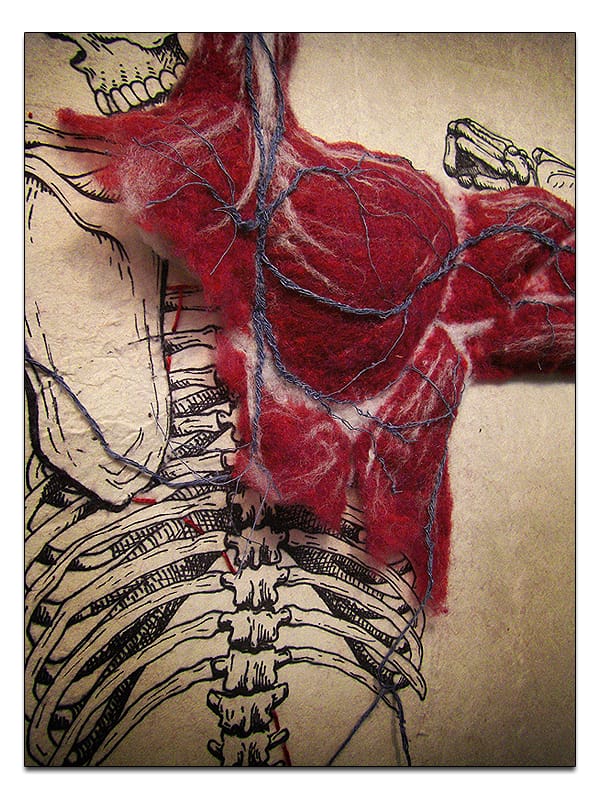 Dan Beckemeyer's Hand-Felted Muscle - Amazing Detail
