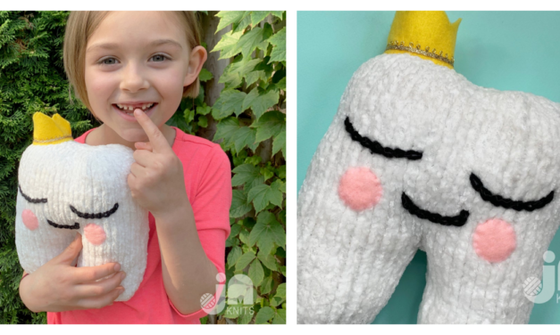 Little Tooth Plushie Patterns, Knit & Crochet … Perfect For When They Lose A Tooth