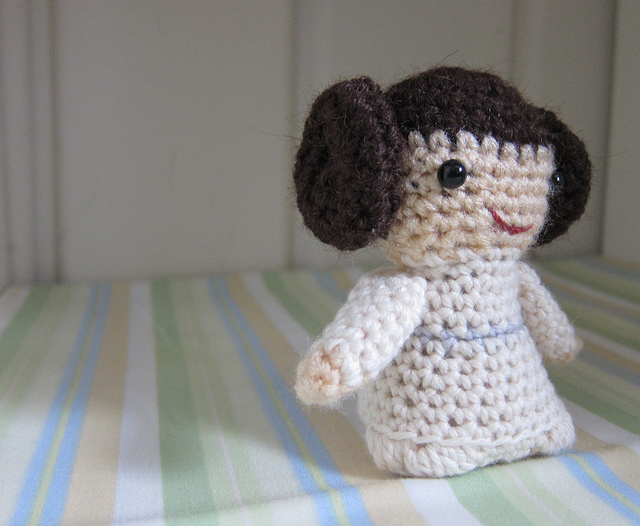 A Crochet Princess Leia Amigurumi From Star Wars