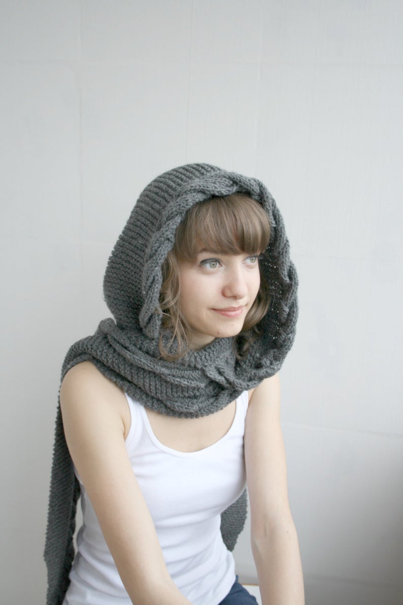 Gorgeous Knit Sweater Scarf By Denizgunes | KnitHacker