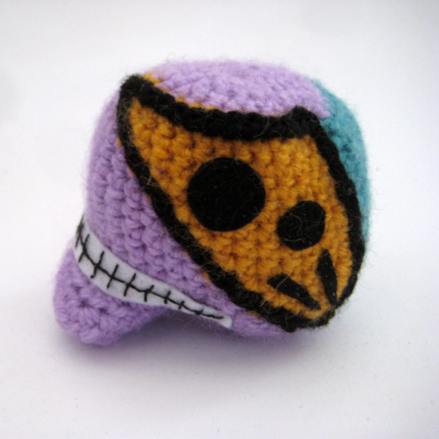 Picasso-Inspired Skull Amigurumi