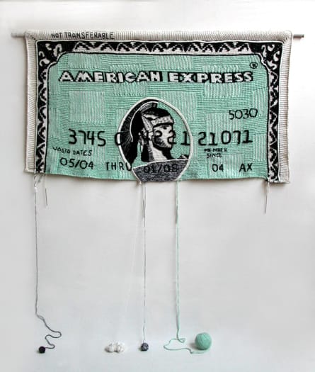 Amex Credit Card Knitted By Dimitry Tsykalov