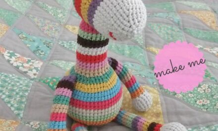 Crochet a Cute Stripey Giraffe Amigurumi With a Free Pattern From Emma of I Love Buttons