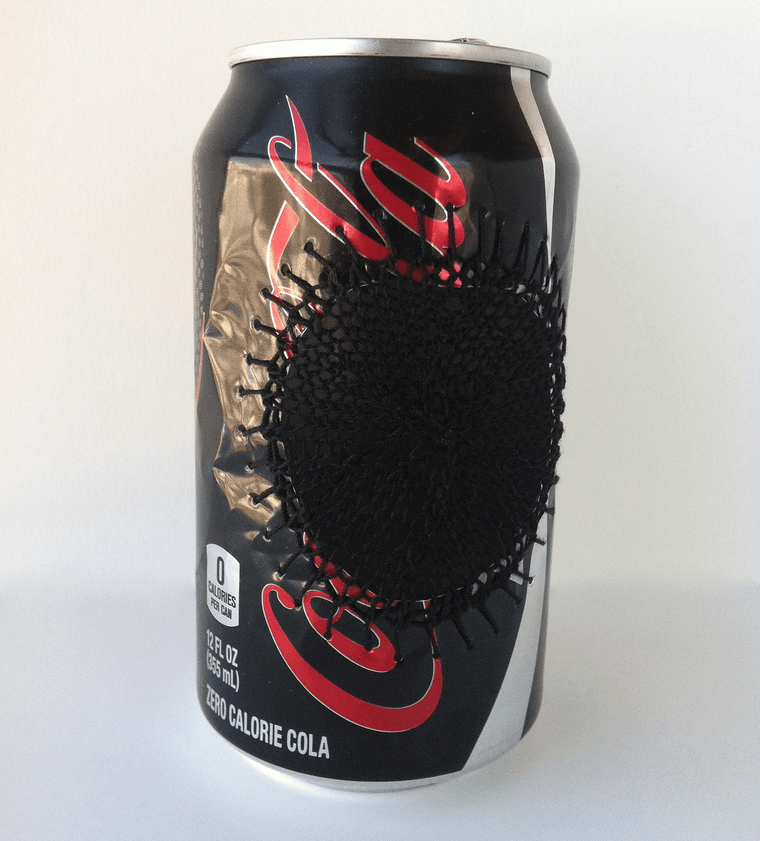 Another Ordinary Object by Sonya Philip: Knitting On a Coke Can