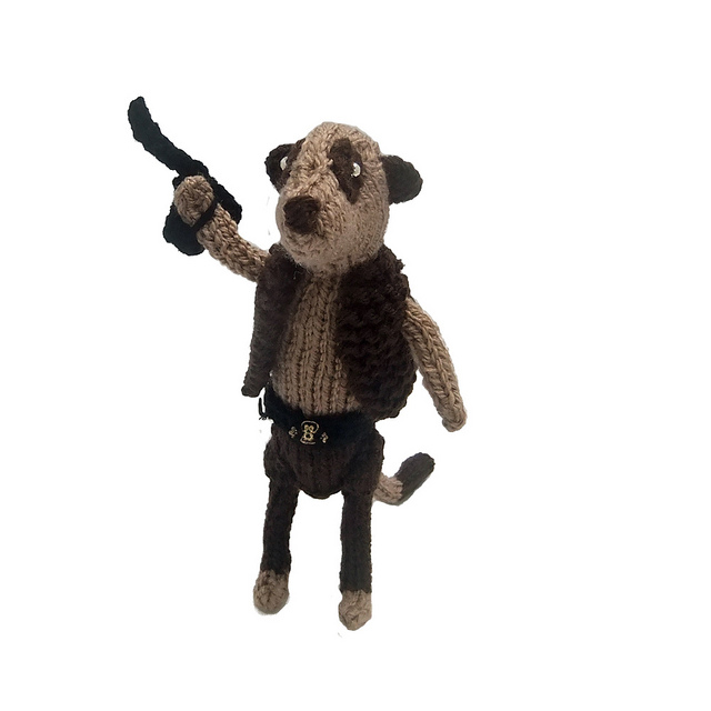 Hey Star Wars Fans, Heather Knit a Han Solo Meerkat