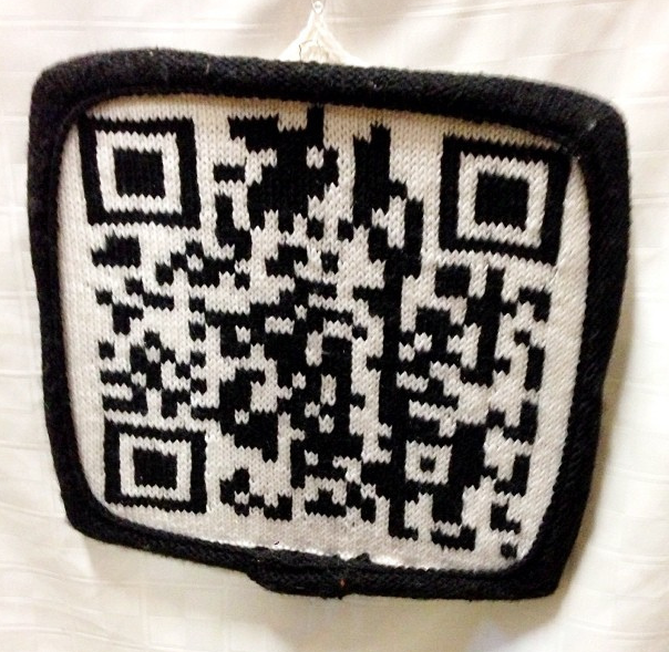 Knitted QR Code