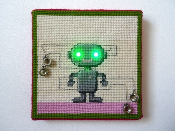 Needlepoint Robo by the Ageing Young Rebel