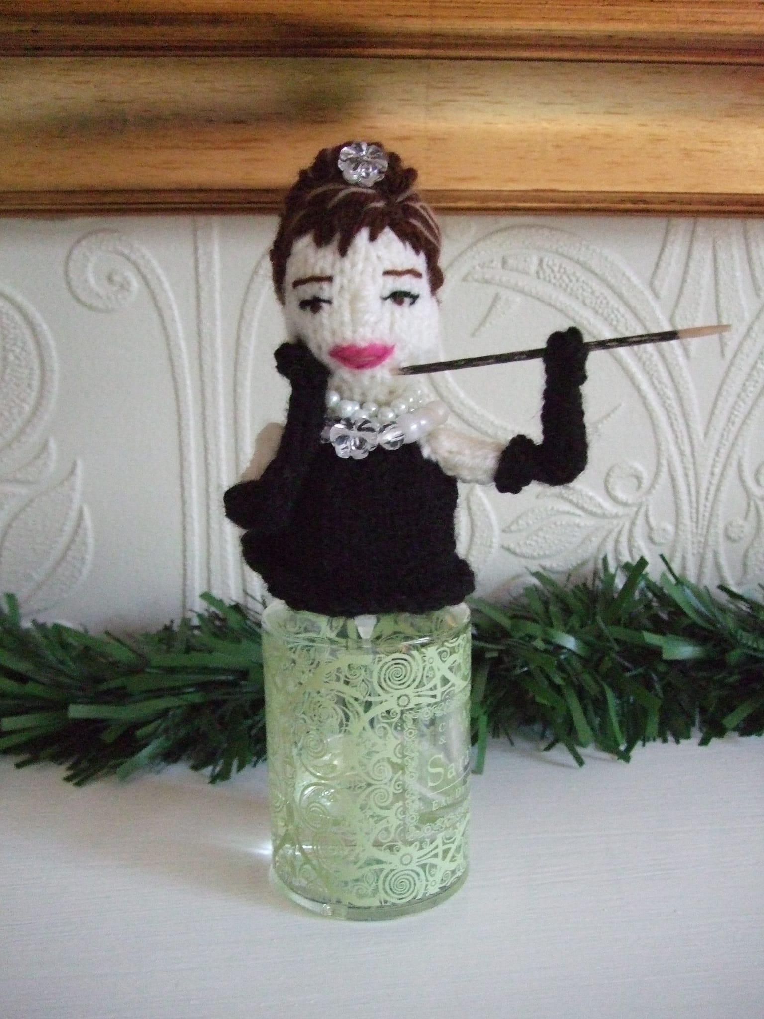 Knit Audrey Hepburn in Breakfast at Tiffany's by The Knitting Witch aka Denise Salway