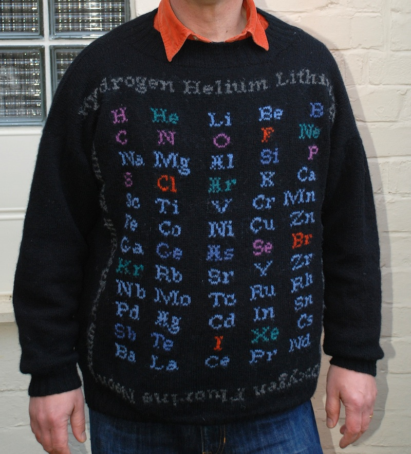 Theo Wright's Knitted Elements Sweater
