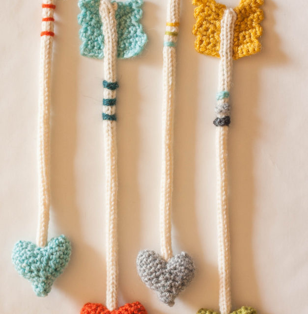 Crocheted Heart Arrows by Jill Watt – Get the Pattern!