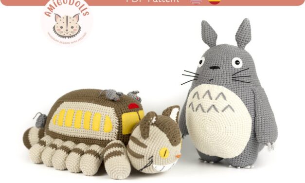 Crochet an Amigurumi Cat Bus Inspired By Totoro – So Fun!