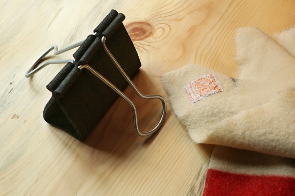 Peter Bristol's Binder-Clip Bag - Made With Felt And Aluminum