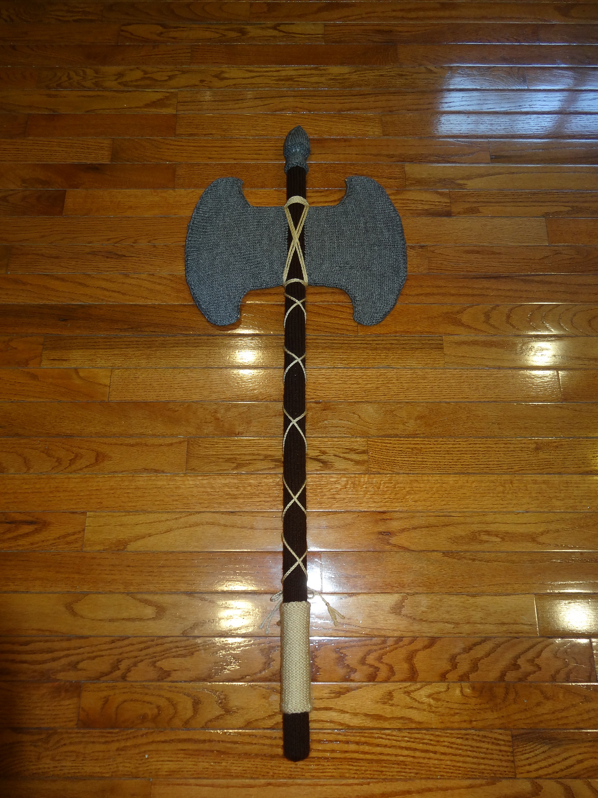 Axe pattern #knitting