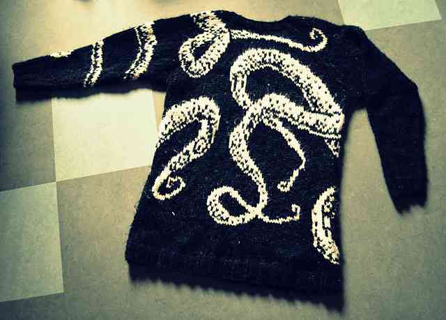 Embrace Octopus Sweater ... Get The Knit Pattern Designed By Maia E. Sirnes