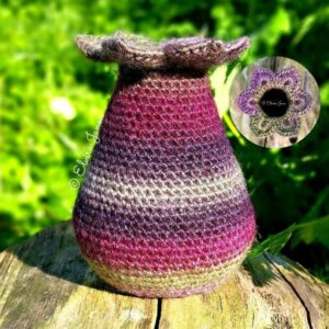 Sculptured Crochet Chalice by Elvira Jane Crochet ... Get the patterns #crochet
