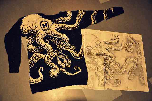 Embrace Octopus Sweater … Get The Knit Pattern Designed By Maia E. Sirnes