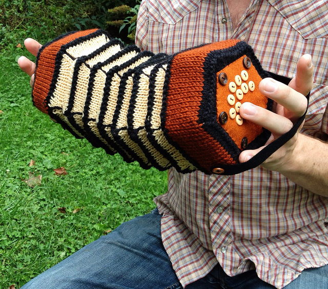 Handsome Concertina Knit By CaffaKnitted