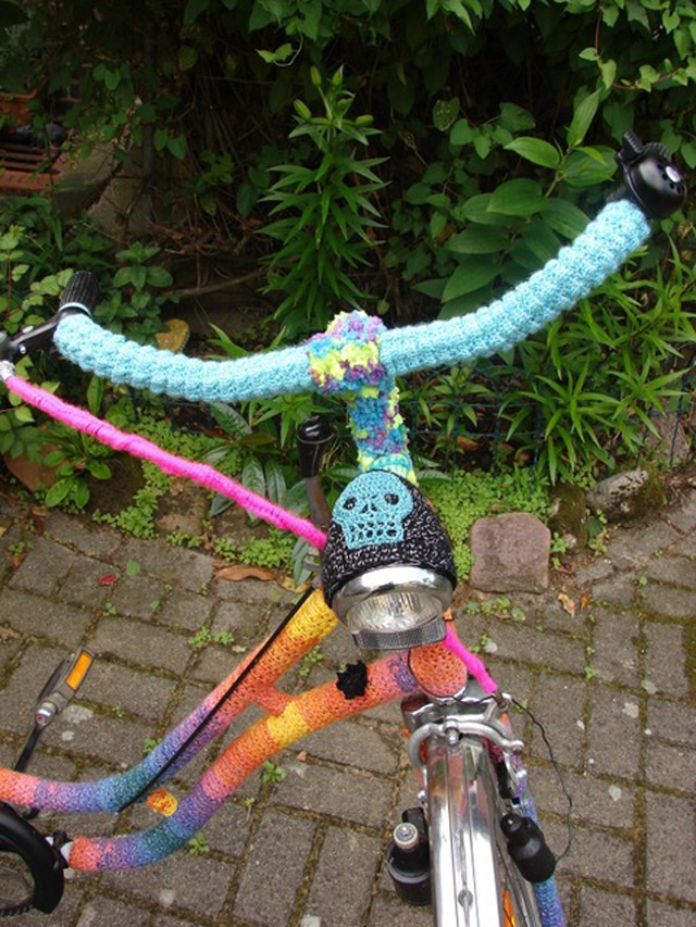 This Yarn Bombed Bicycle is BADASS!
