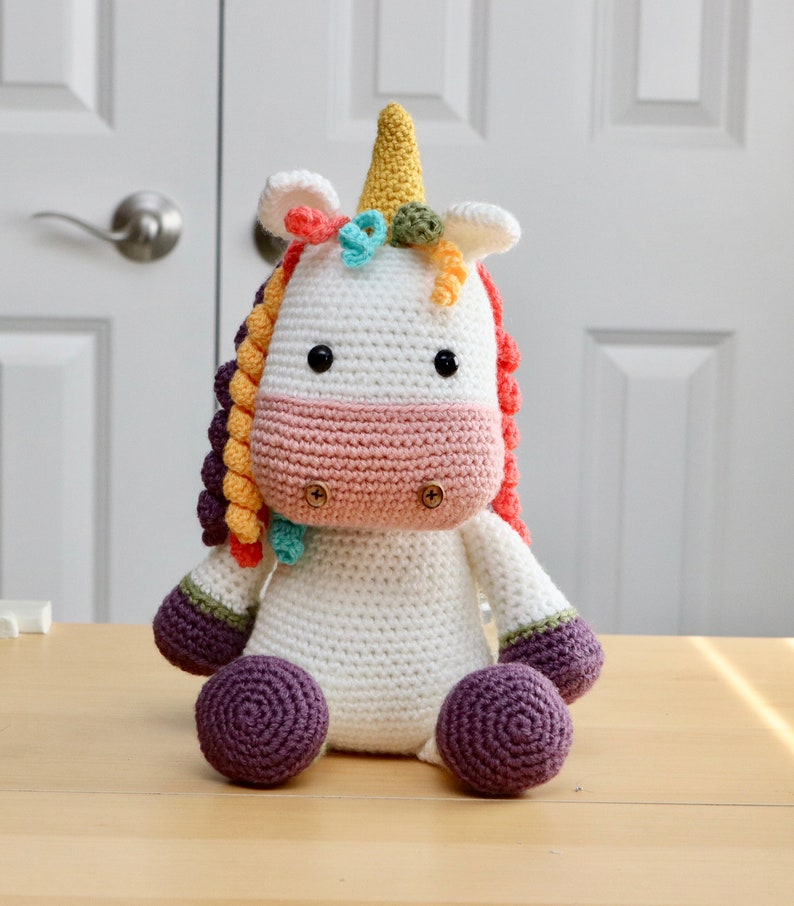 Rainbow Unicorn Amigurumi Patterns For Crocheters & Knitters
