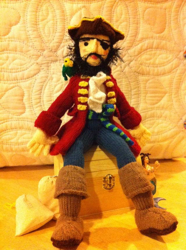 Crystal Knit This Amazing Barnacle Bill Pirate