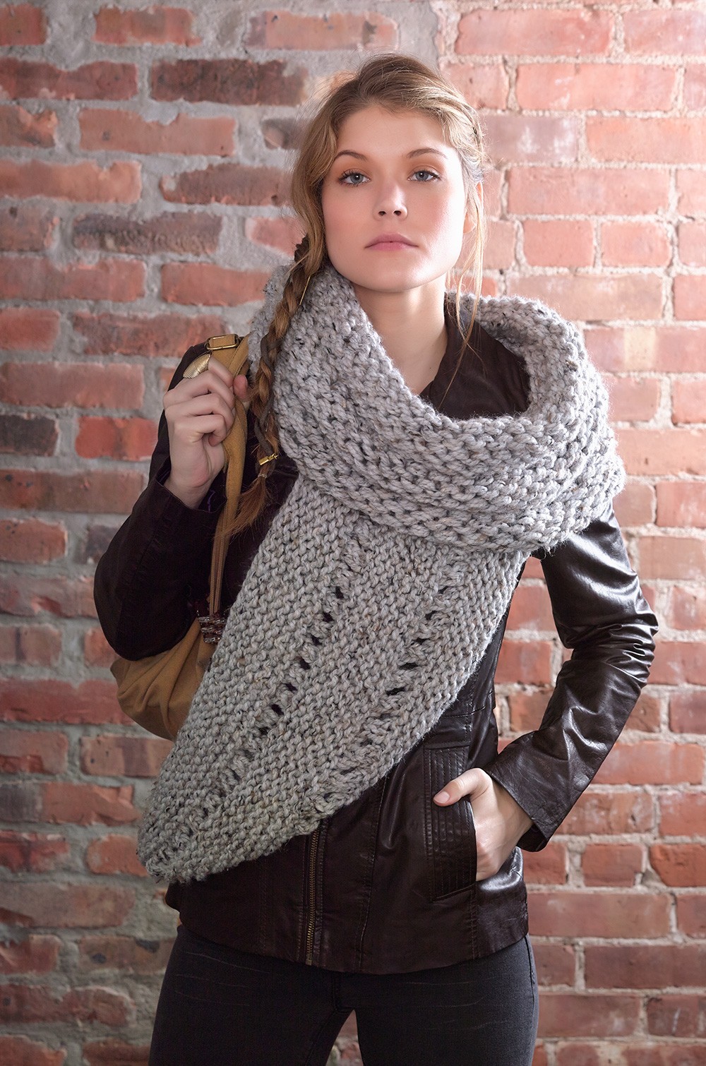 District 12 Cowl Wrap - Inspired By the Cowl Seen in The Hunger Games: Catching Fire - FREE Knit & Crochet Patterns