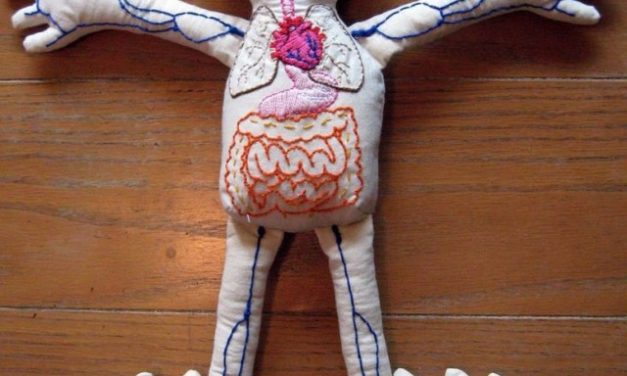 Uncle Mustache the Anatomy Doll