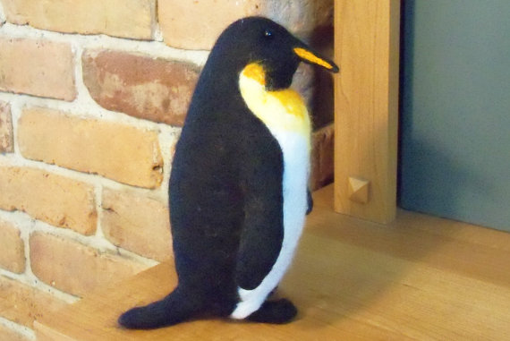 Needle Felted Emperor Penguin