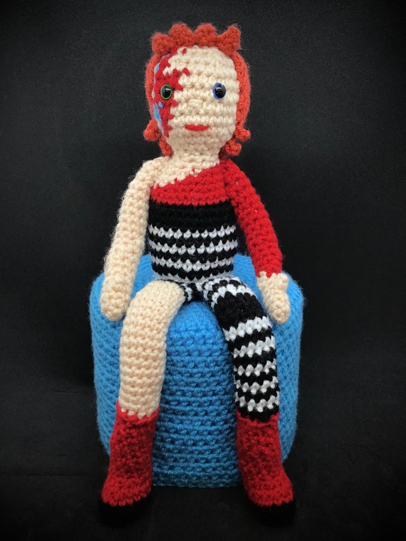 David Bowie amigurumi patterns #crochet #amigurumi