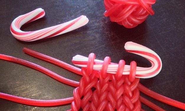 Knit The Licorice For Full Effect This Christmas … A Fun Idea From Knits For Life!