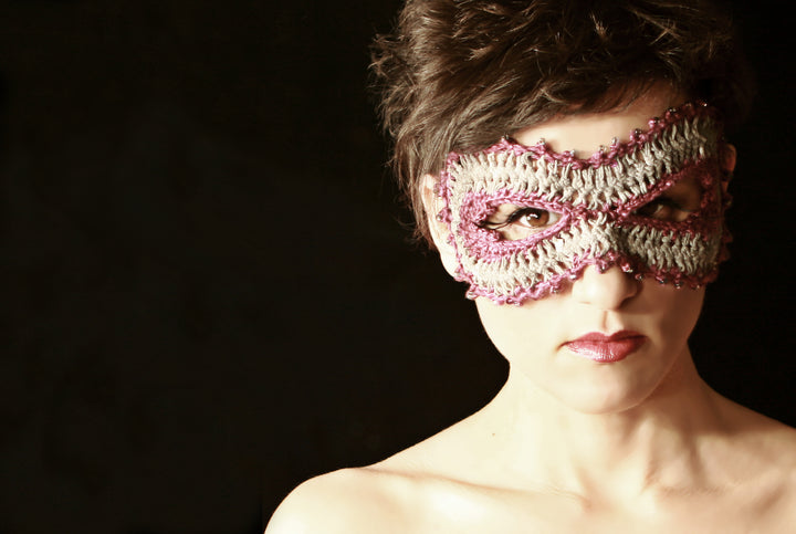 Stitchdiva's Classic Knit & Crochet Mask - So Dramatic!