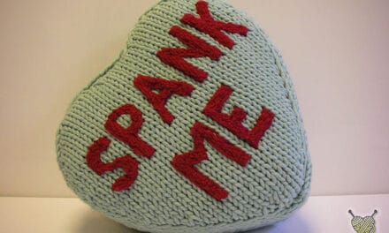 Knit a Spank Me Pillow!
