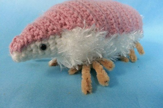 Crochet a Pink Fairy Armadillo – an Endangered Species From Argentina